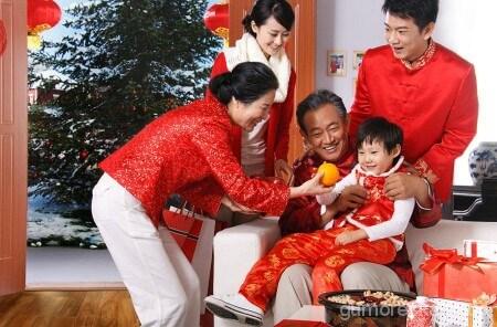 Новий Рік в Китаї 2023 подарунок мандарини