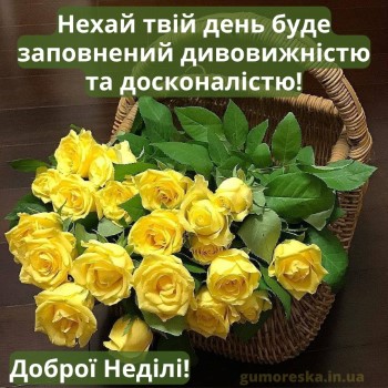 доброго ранку неділі картинки українською мовою