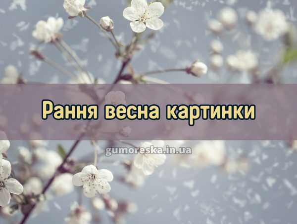 Рання весна картинки