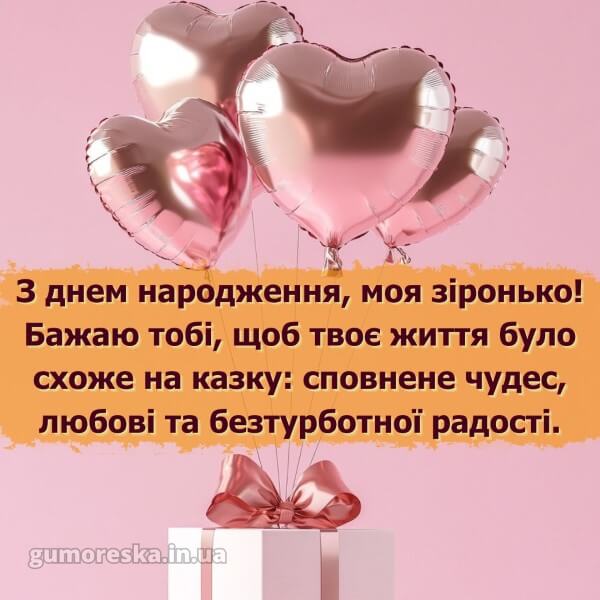 з днем народження українською мовою