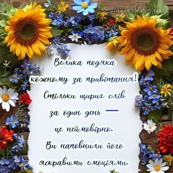 з днем народження українською мовою