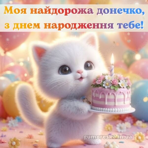 з днем народження картинки українською