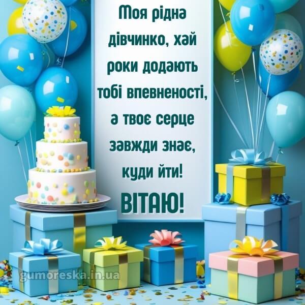 з днем народження українською мовою