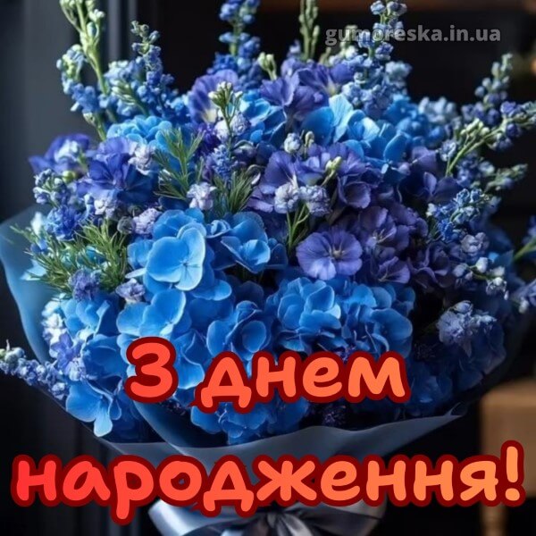 з днем народження картинки українською