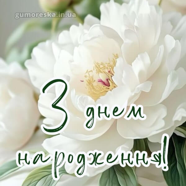 з днем народження українською мовою